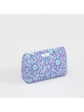 Scout Packin Heat Toiletry Bag Floral Purple & Blue NWT